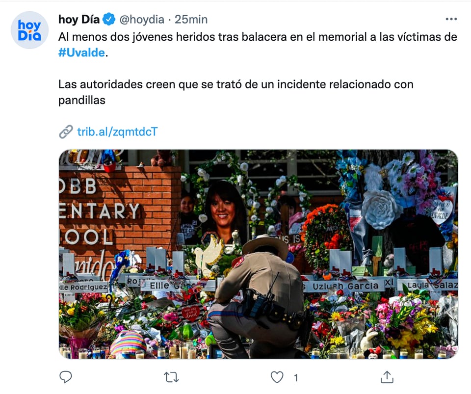 Gobernador manda refuerzos por nuevo tiroteo en Uvalde