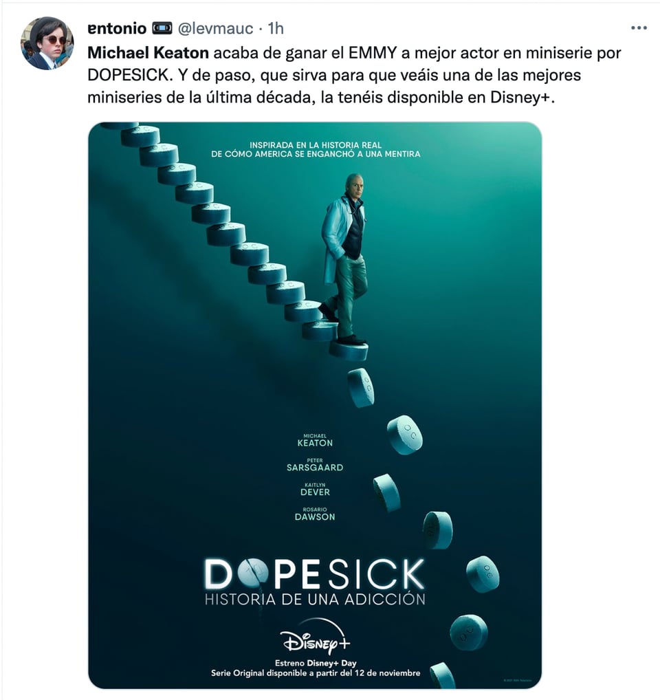 Michael Keaton también ganó un SAG