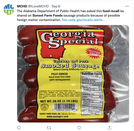 product recall