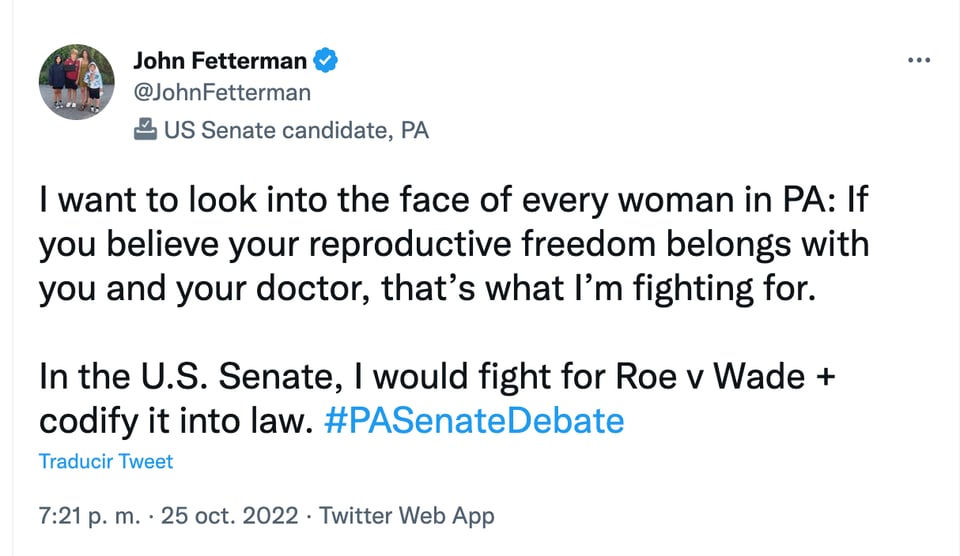 Oz ignoró la salud de Fetterman