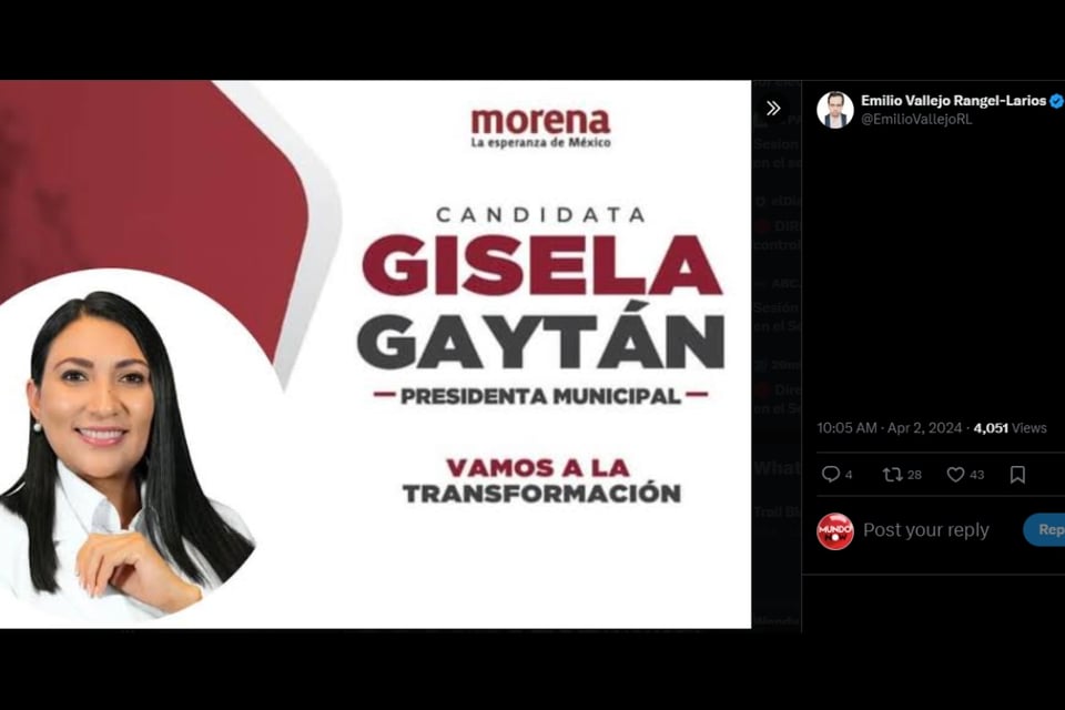AMLO, Morena, candidata, Gisela Gaytán, Adrián Guerrero,