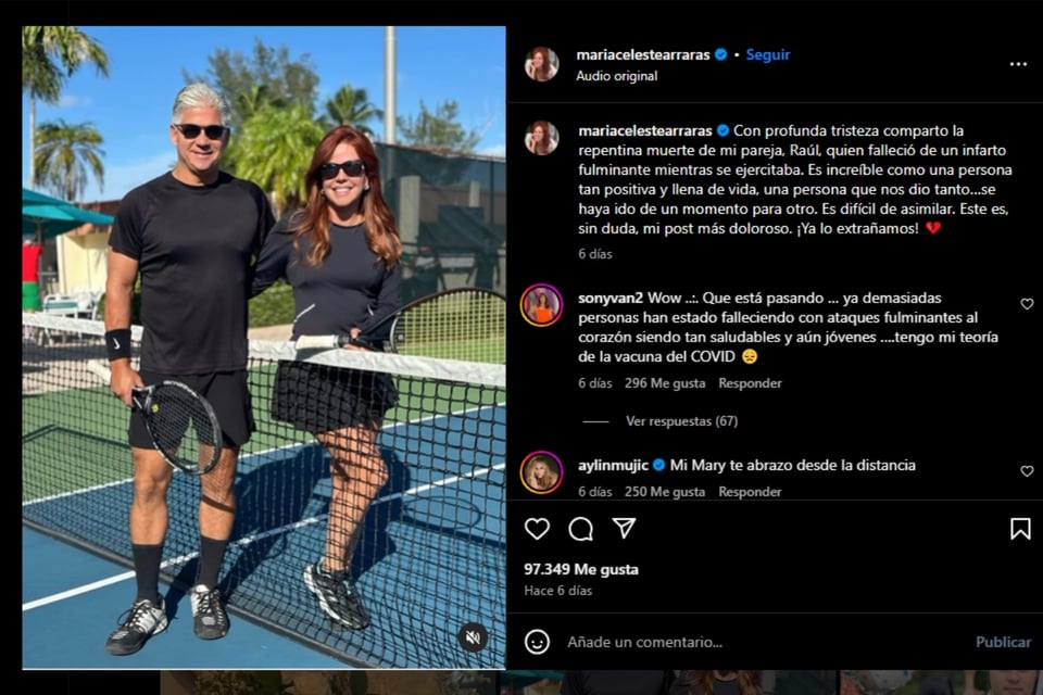 Muerte, María Celeste, Raúl Quintero, Redes sociales, Instagram