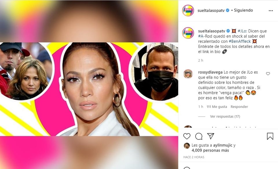 Alex Rodríguez destroyed by Jennifer López's alleged relationship with Ben Affleck