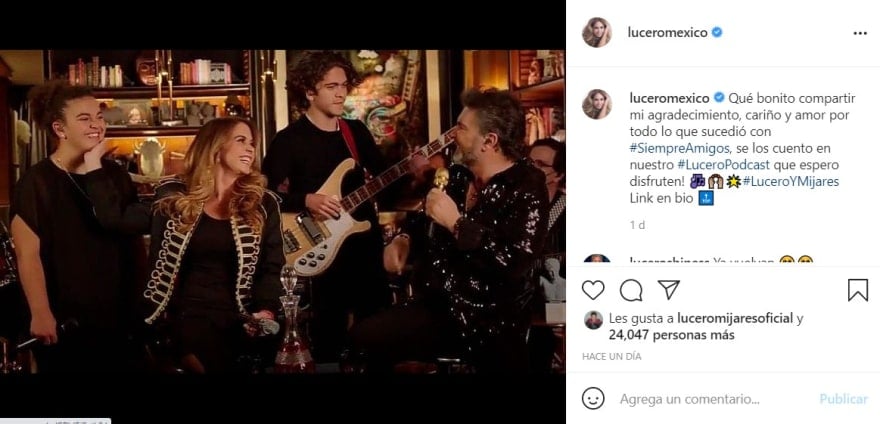 Did you get jealous? They reveal how Lucero's boyfriend reacted to his reunion with Mijares