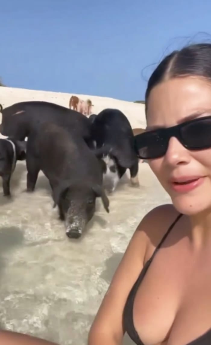 Ana Patricia Gámez bikini trip
