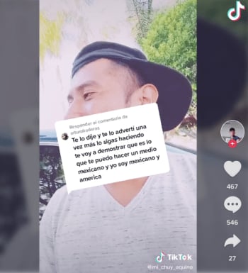 Hispanic insults Mexicans for eating nopales