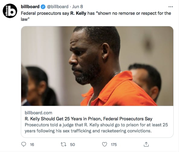 R Kelly prisión