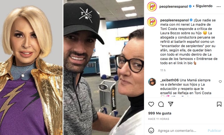 Mamá de Toni Costa
