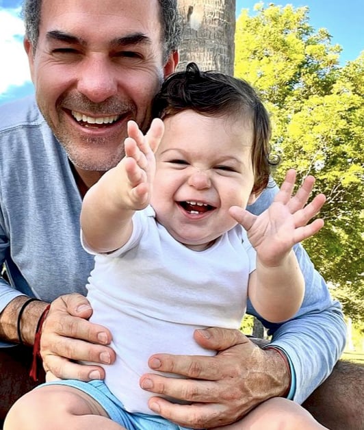 Bebé de Carlos Calderón