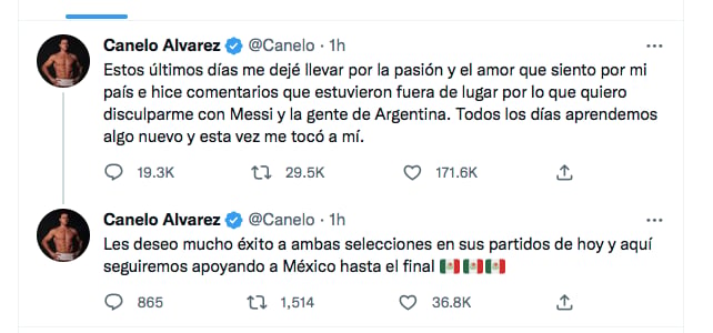 Messi recibe disculpas 