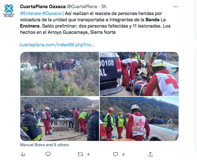 Socorristas apoyan