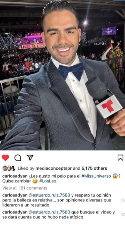 Carlos Adyan no soporta
