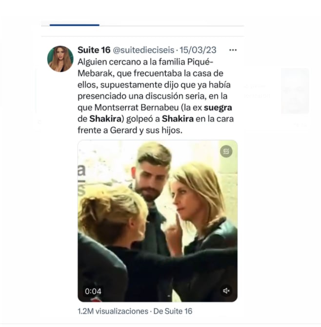 Mamá de Piqué amedrentó a la colombiana