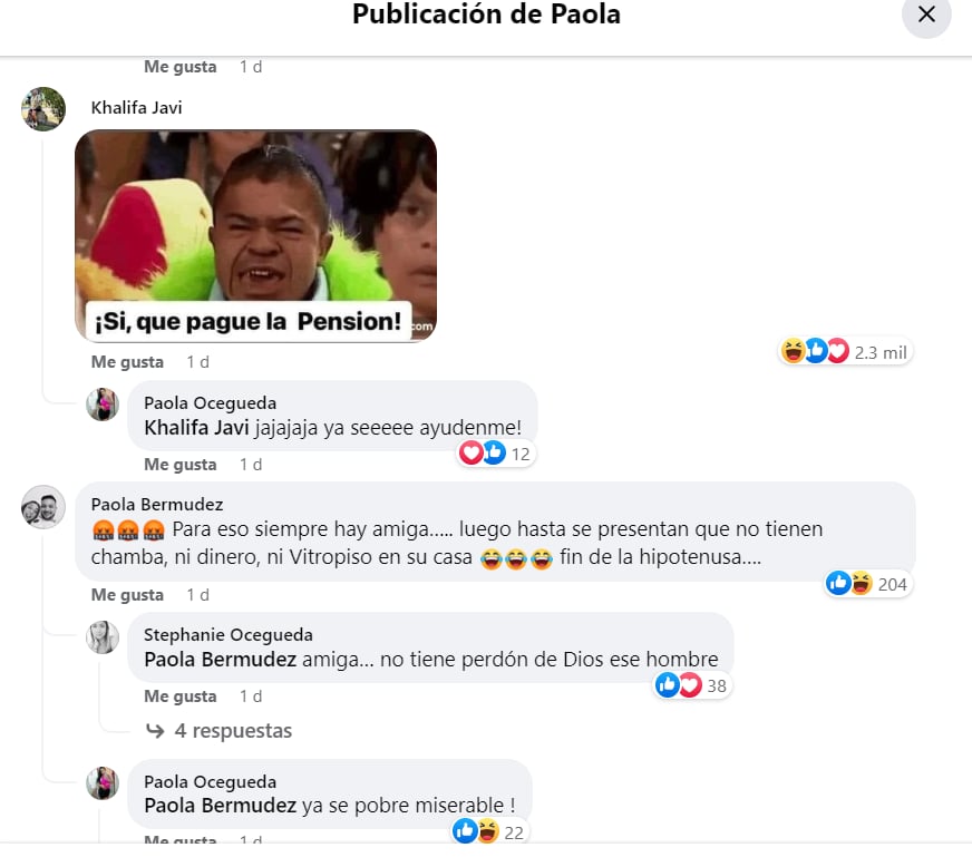 "Que pase el desgraciado"