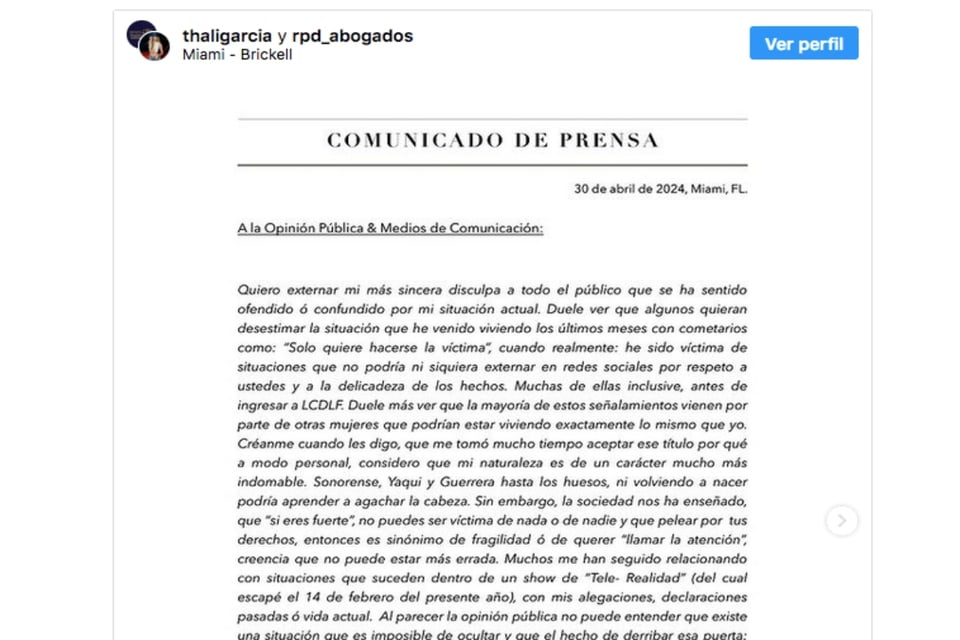 Thalí García, Telemundo, Endemol, shows, entertainment