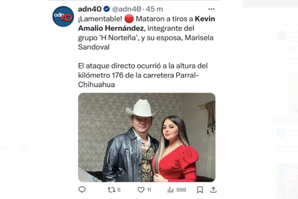 H Norteña, vocalist, musician, shooting, gunshots