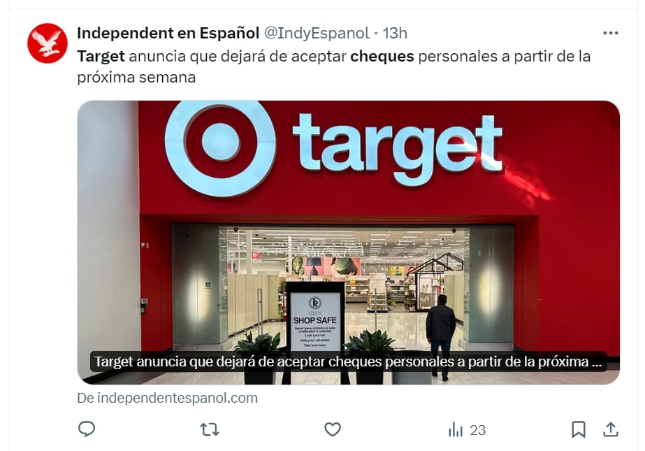 cheques, target, eeuu, economía, hispanos