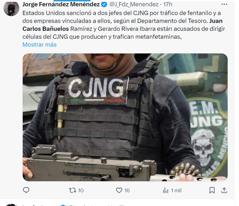 CJNG, México, narco, eeuu, policía