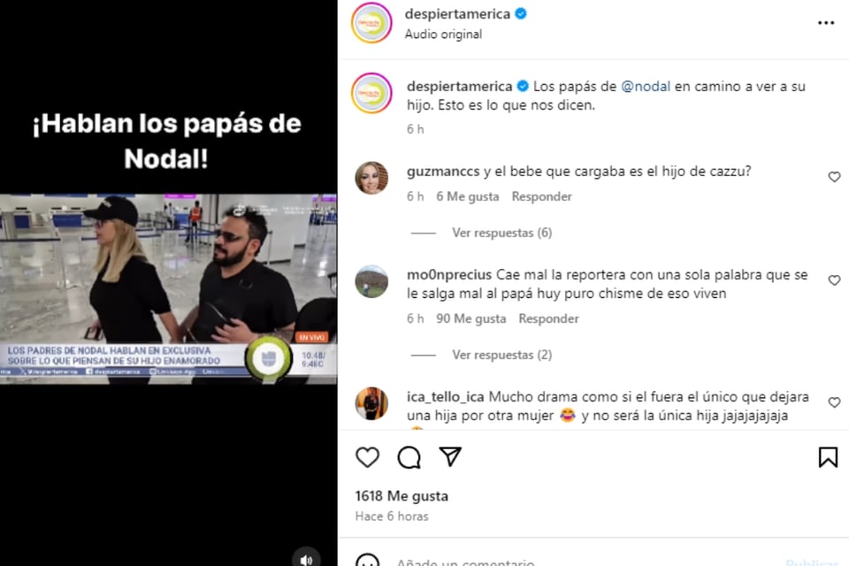 Controversy, Romance, Celebrities, Social Networks, Nodal's Parents Break the Silence