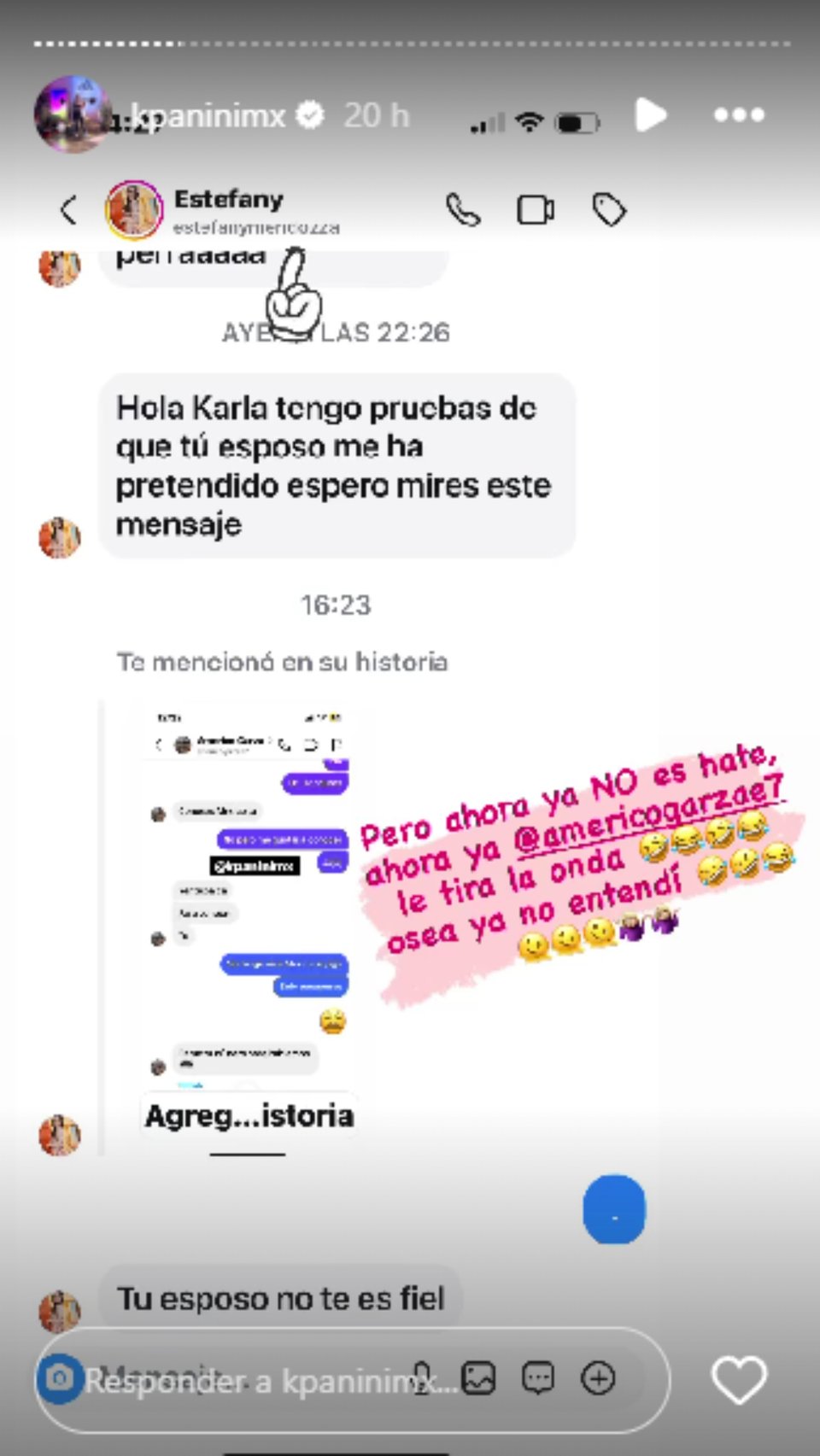 Karma a Karla Panini, Redes Sociales, Polémica, Karla Luna, Famosos