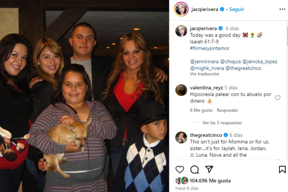 Espectáculos, Personalidades, Especulaciones, Jenni Rivera, Conflictos