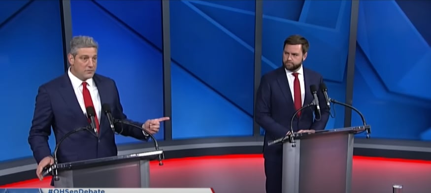 Tim Ryan llamó a su oponente "besa traseros"