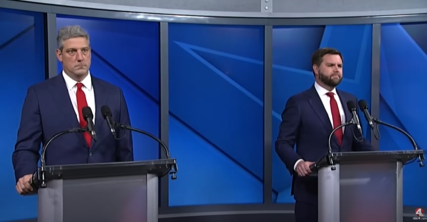 Tim Ryan y J.D. Vance se enfrentan en el primer debate del Senado de Ohio