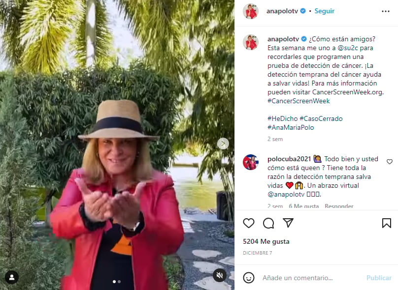 La terrible enfermedad que padeció la Dra Polo