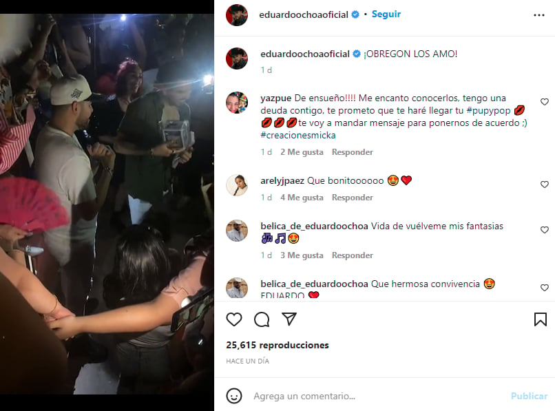 Por su parte el cantante de 'La Academia' no ha ofrecido detalles