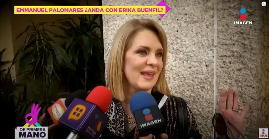 Erika Buenfil responds to rumors of romance with Emmanuel Palomares