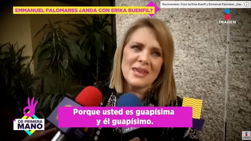 "We already laughed at the situation. It already makes me laugh, we both know that it is not"