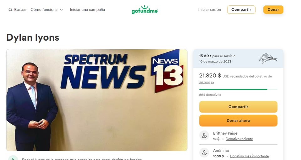 Su prometida y familiares piden apoyo para cubrir sus gastos funerales