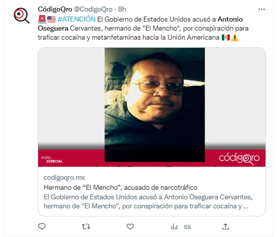 Identificado como operador financiero del cártel