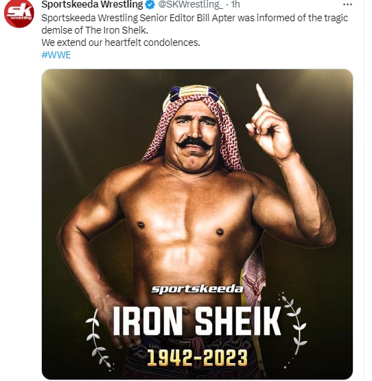 WWE lamenta el fallecimiento de su ex estrella