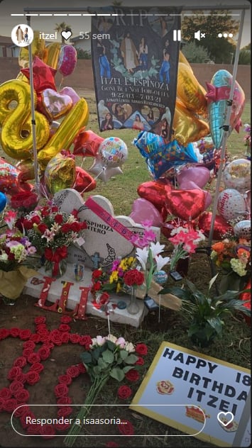 "Happy Birthday Iztel, we love you"