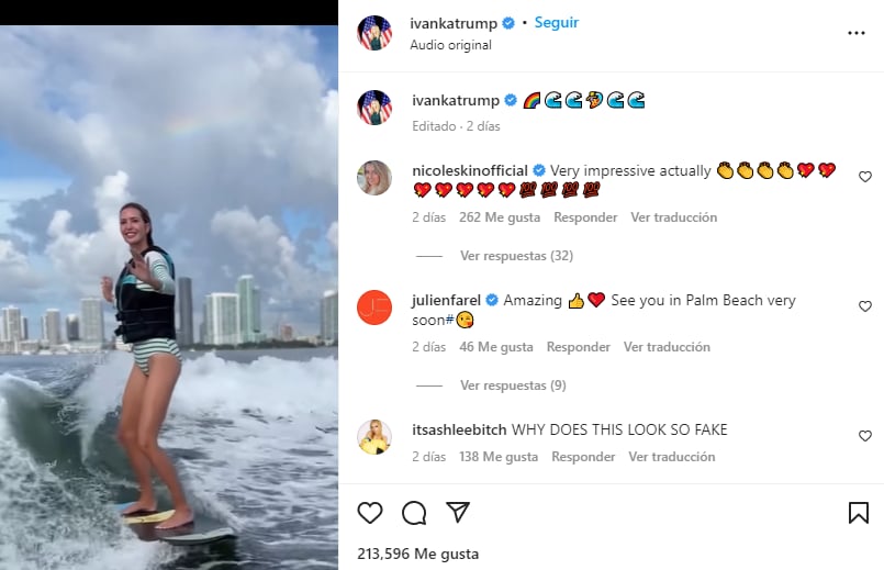 Ivanka Trump spends her time in Miami