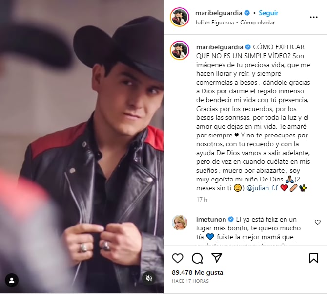 Maribel Guardia intenta superar y seguir con su vida ante el fallecimiento de Julián