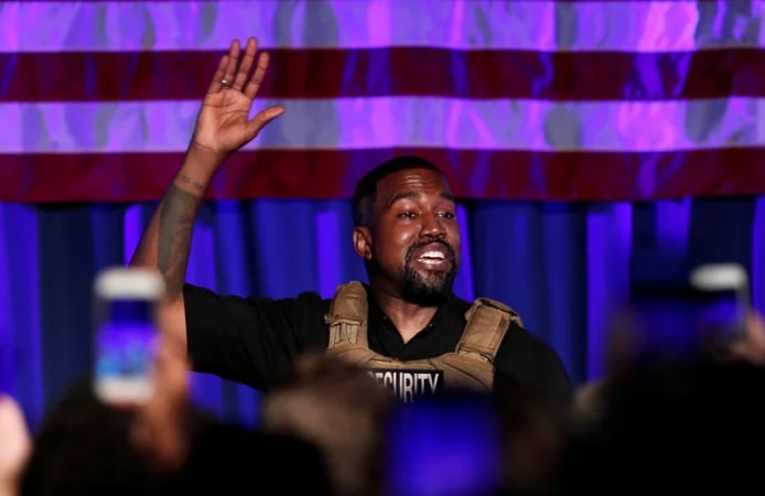 'Ye' fue bloqueado de Twitter e Instagram