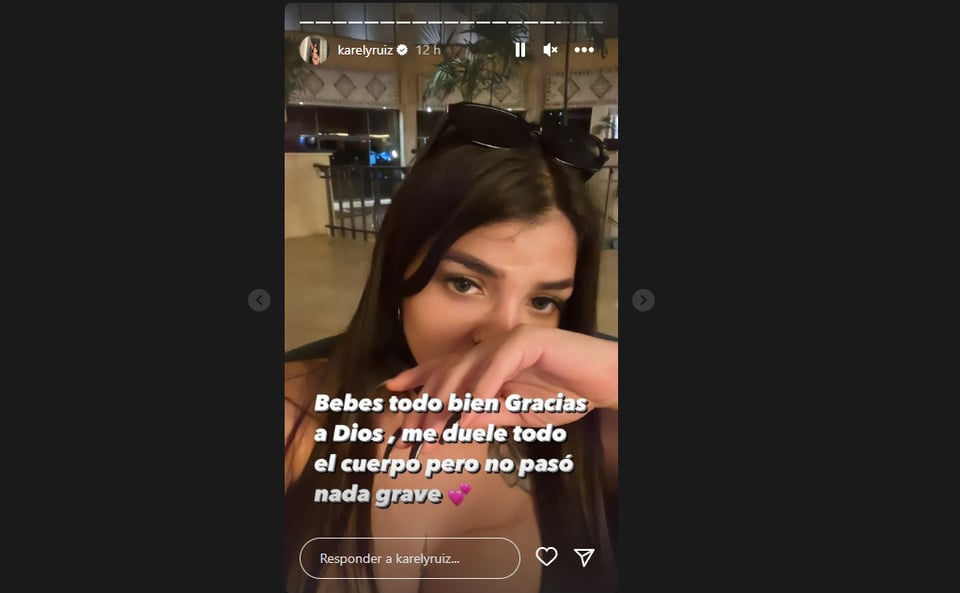 "Me duele todo el cuerpo, pero no pasó nada grave"