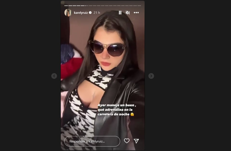 La influencer Karely Ruiz sufre accidente automovilístico en pleno festejo de su cumpleaños