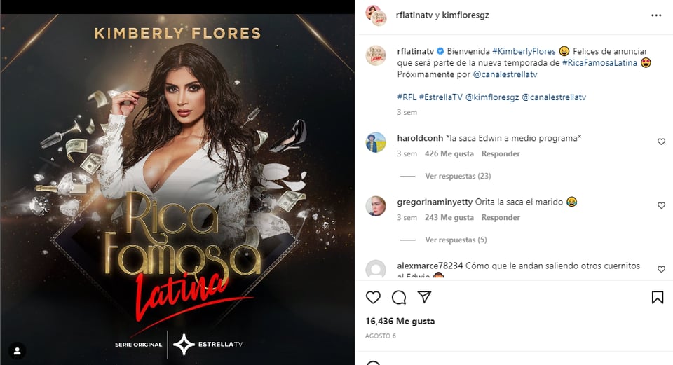 ¿Tiene lo necesario para estar en Rica Famosa Latina?
