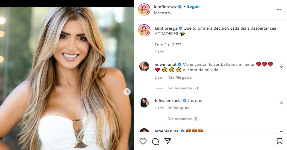 ¿De cuánto es la fortuna de Kimberly Flores?