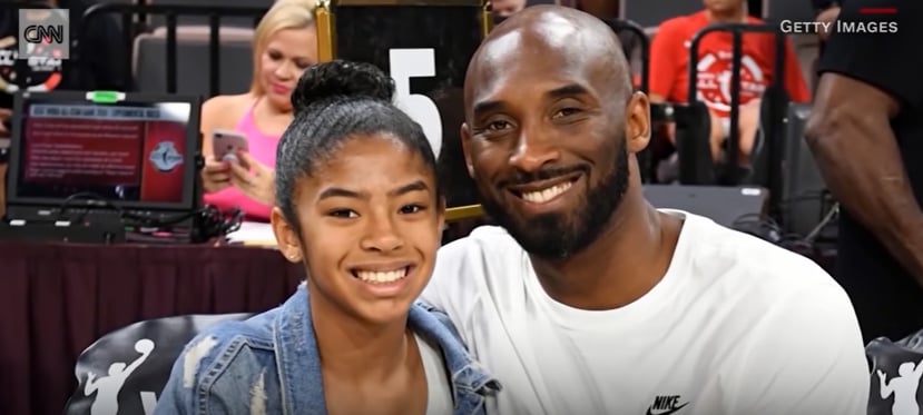 He grew up to follow in the footsteps of Kobe Bryant