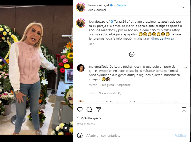 Users of social networks did not hesitate to support her