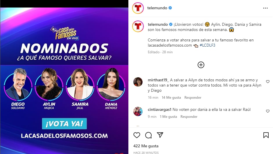 Dania, Aylín, Diego and Samira will be challenged to conquer the public and get votes