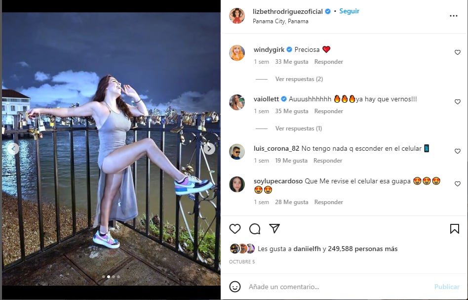 Lizbeth Rodríguez 'presumía' sus atributos 