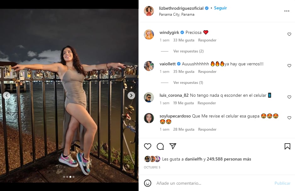 Lizbeth Rodríguez casi muestra 'todo' 