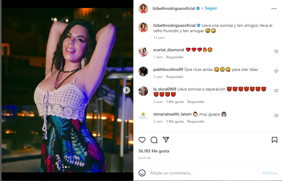 The 32-year-old model also has an
