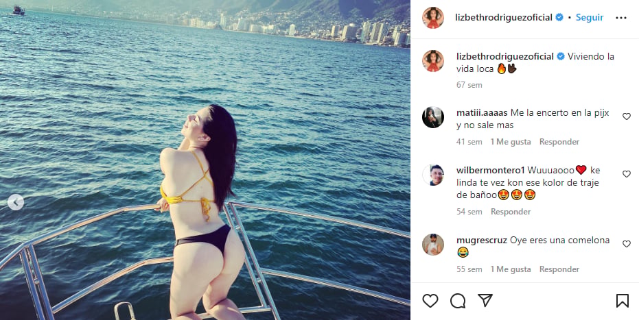 Lizbeth Rodríguez: "Viviendo la vida loca"