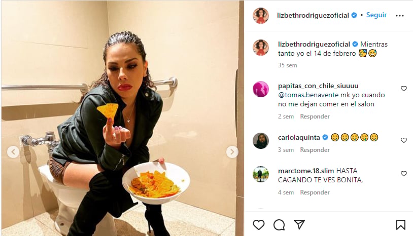 Lizbeth Rodríguez: "Mientras tanto yo el 14 de febrero"